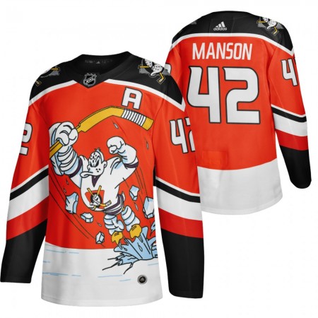 Pánské Hokejový Dres Anaheim Ducks Dresy Josh Manson 42 2020-21 Reverse Retro Třetí Authentic